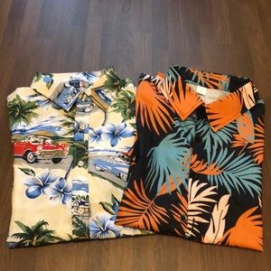 Pair of Men’s button down collared shirts